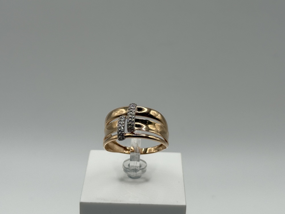 КОЛКМИ585 КОЛЬЦО С КАМНЯМИ (Au 585)