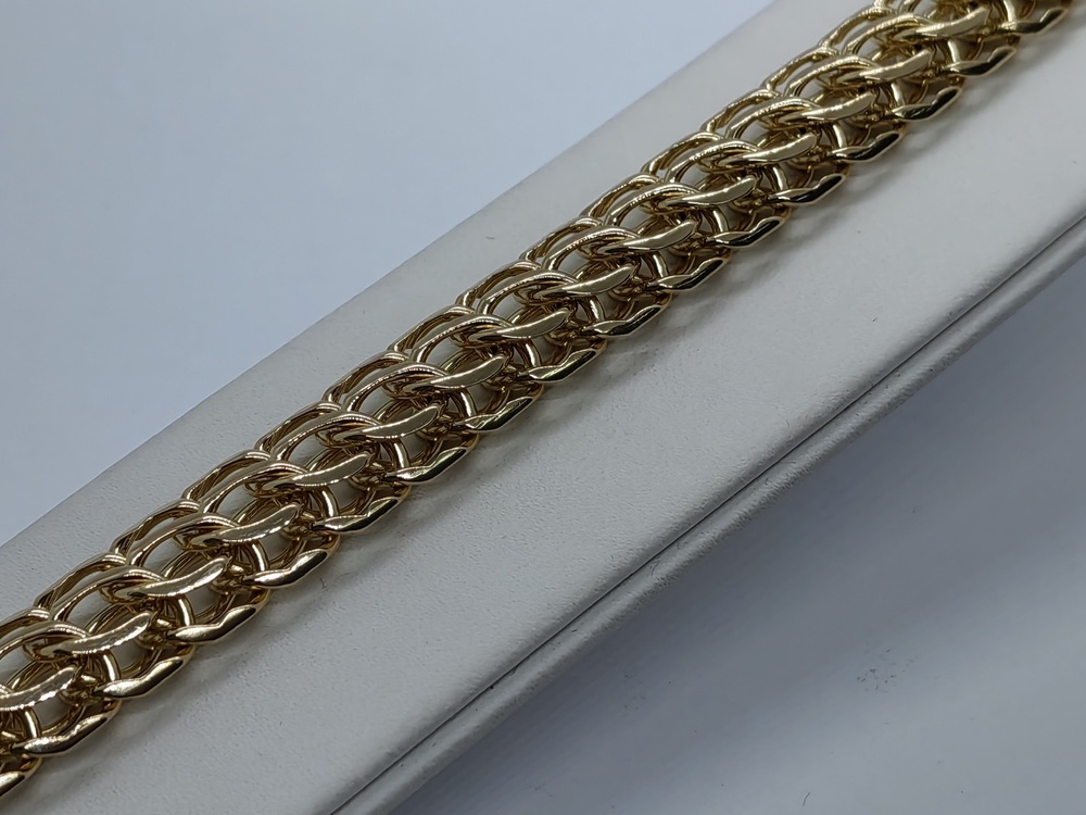 БРАСЛЕТ ПОЛНОВЕСНЫЙ Итальянка (Au 750)