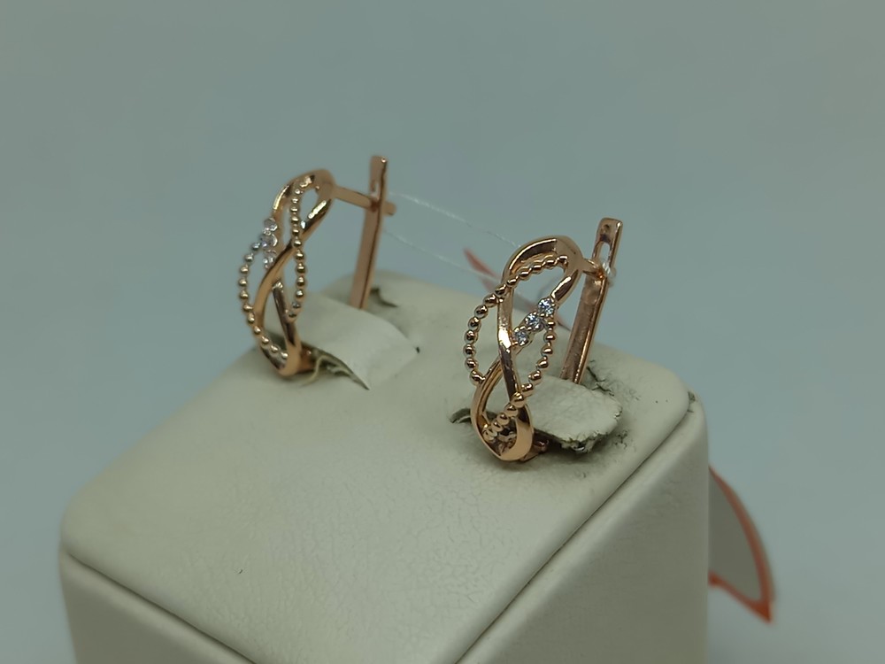 СЕРЬГИ С КАМНЯМИ (Au 585)