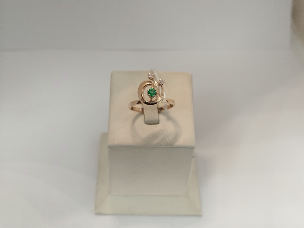 КОЛКМИ585 КОЛЬЦО С КАМНЯМИ (Au 585)