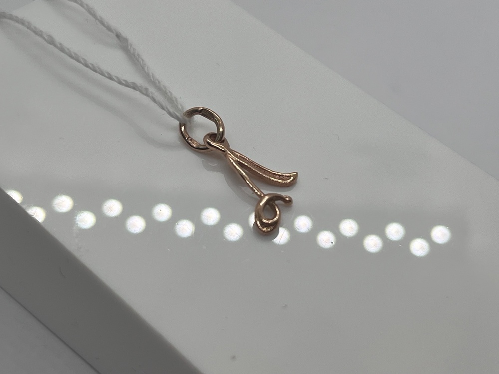 ПОДВЕСКА БУКВА Л Au 585