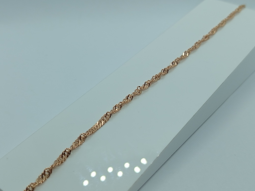 БРАСЛЕТ ПОЛНОВЕСНЫЙ Сингапур Au 585