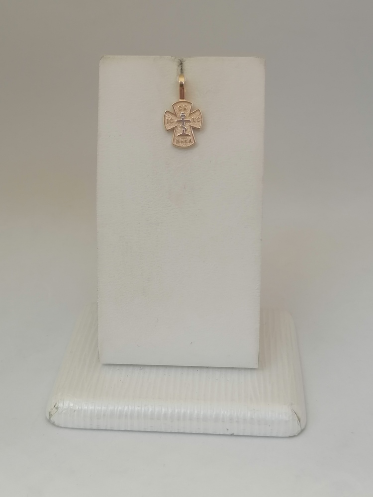 ПОДВЕСКА КРЕСТ БЕЗ КАМНЯ (Au 585)