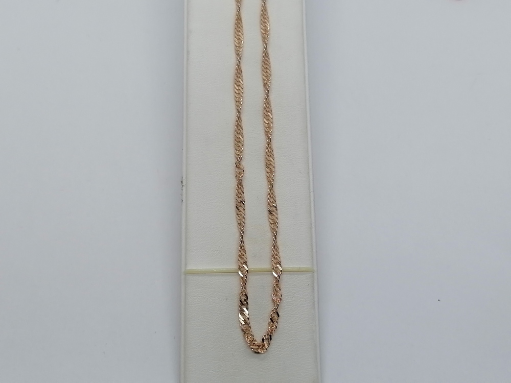 ЦЛСИ585 ЦЕПЬ ПОЛНОВЕСНАЯ Сингапур (Au 585)