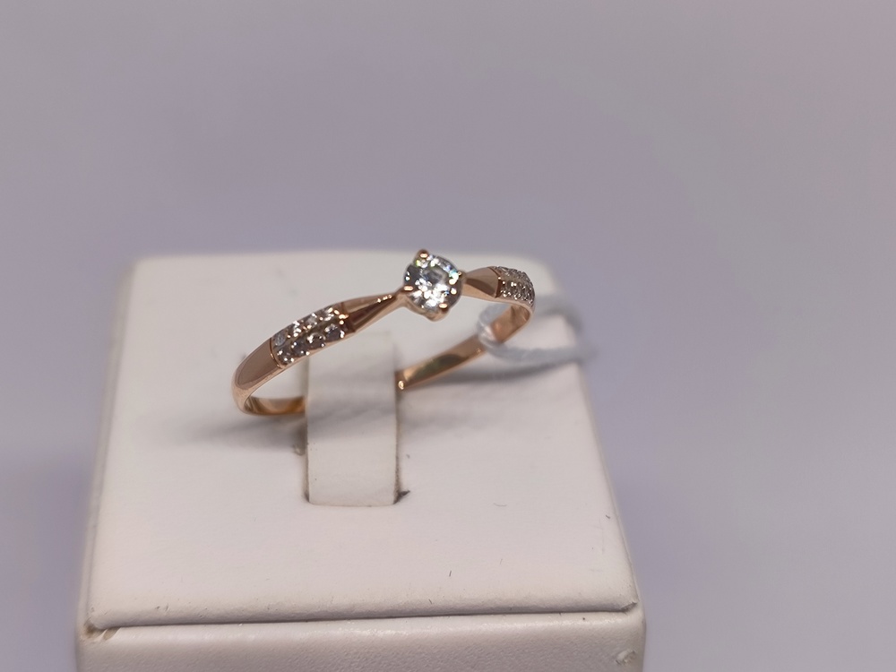 КОЛКМИ585 КОЛЬЦО С КАМНЯМИ (Au 585)