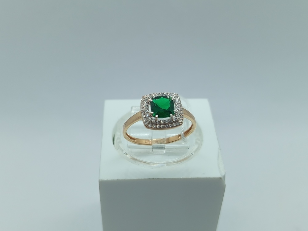 КОЛКМИ585 КОЛЬЦО С КАМНЯМИ (Au 585)