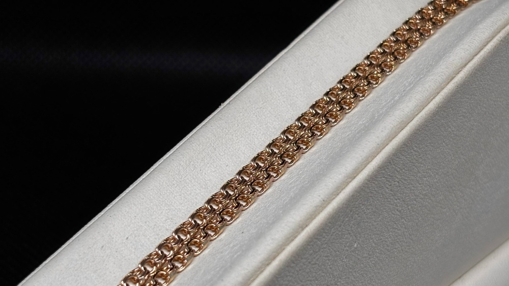 ЦЕПЬ ПОЛНОВЕСНАЯ Бисмарк (Au 585)