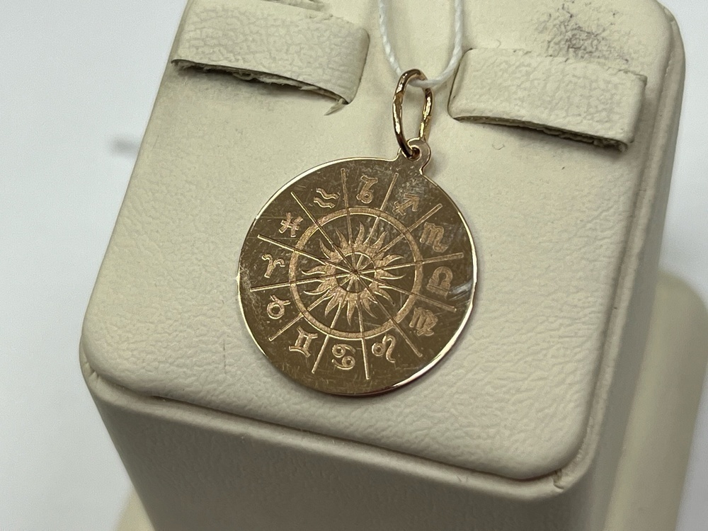 ПОДВЕСКА ЗНАК ЗОДИАКА ВЕСЫ (Au 585)