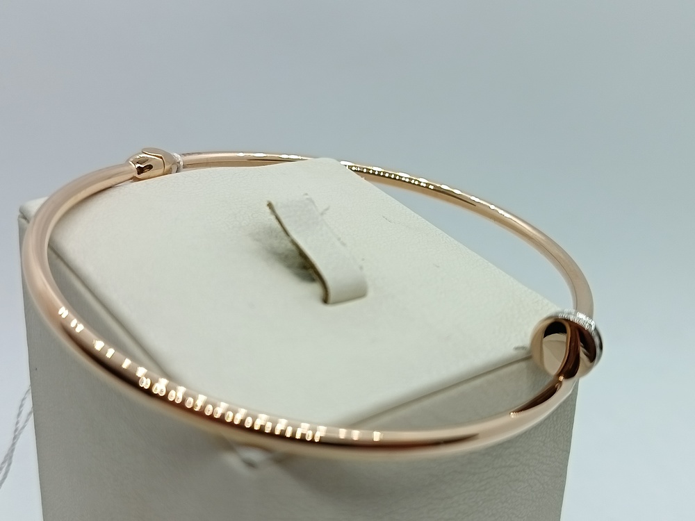 БРАСЛЕТ ЖЕСТКИЙ с камнями (Au 585)