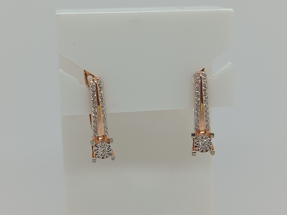 СЕРЬГИ БРИЛЛИАНТ (Au 585)