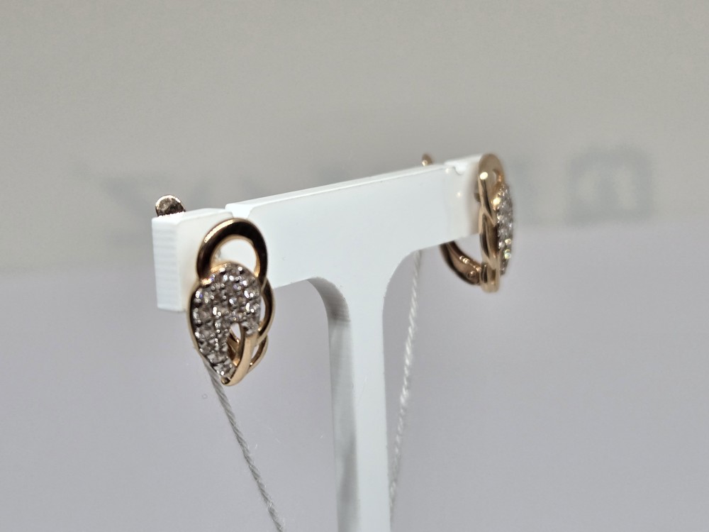 СЕРЬГИ С КАМНЯМИ (Au 585)