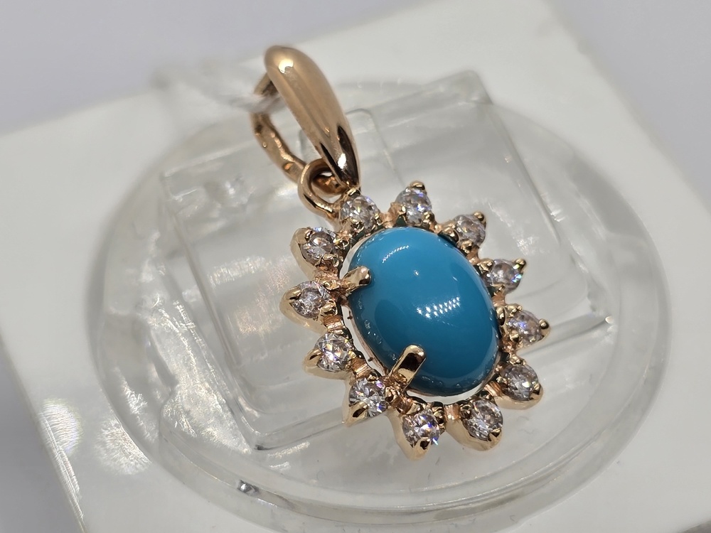 ПОДВЕСКА С КАМНЯМИ (Au 585)