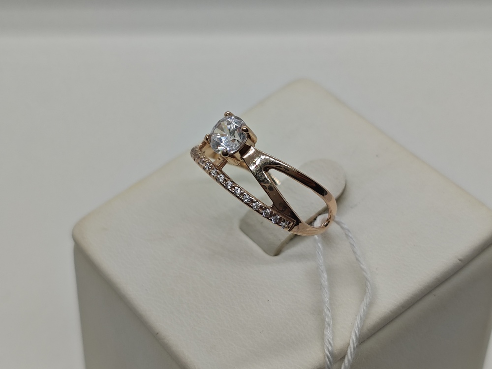 КОЛКМИ585 КОЛЬЦО С КАМНЯМИ (Au 585)