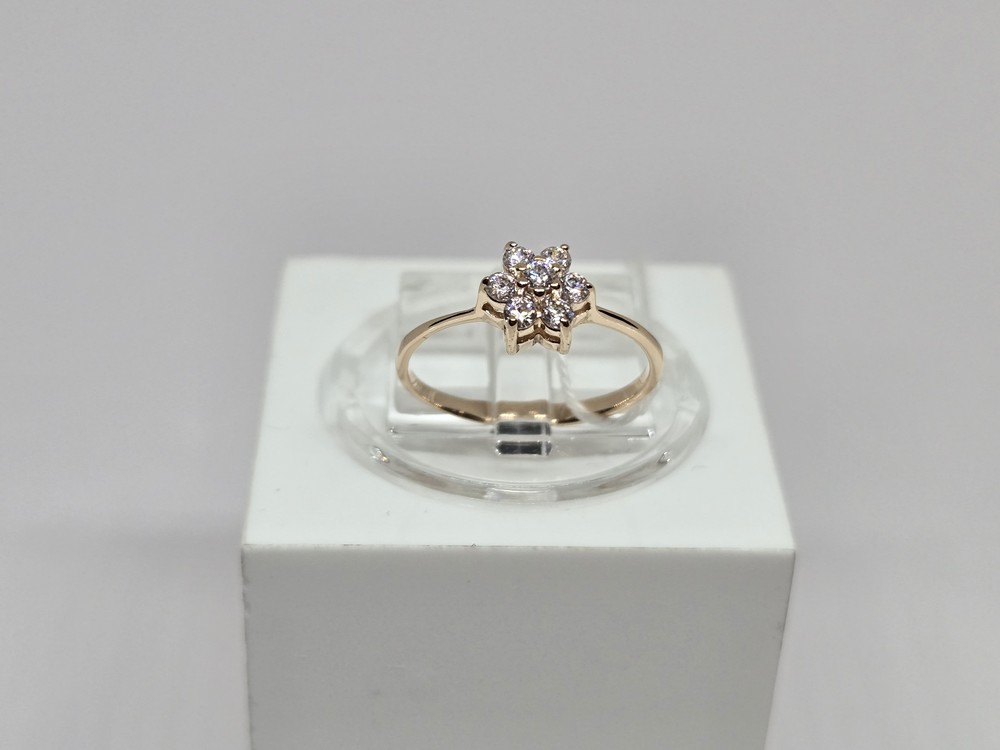 КОЛКМИ585 КОЛЬЦО С КАМНЯМИ (Au 585)