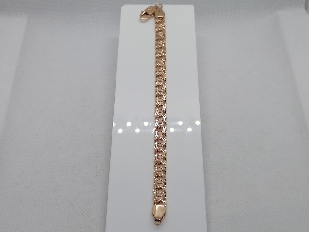 БРАСЛЕТ ПОЛНОВЕСНЫЙ Бисмарк арбский (Au 585)