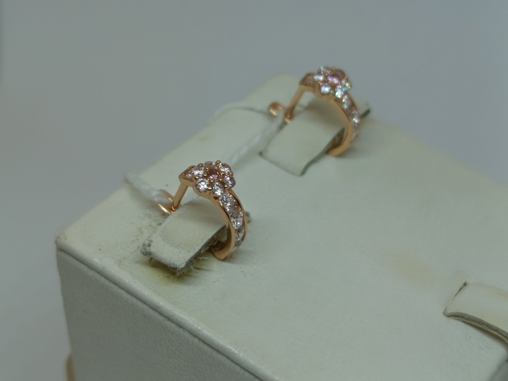 СЕРЬГИ С КАМНЯМИ (Au 585)