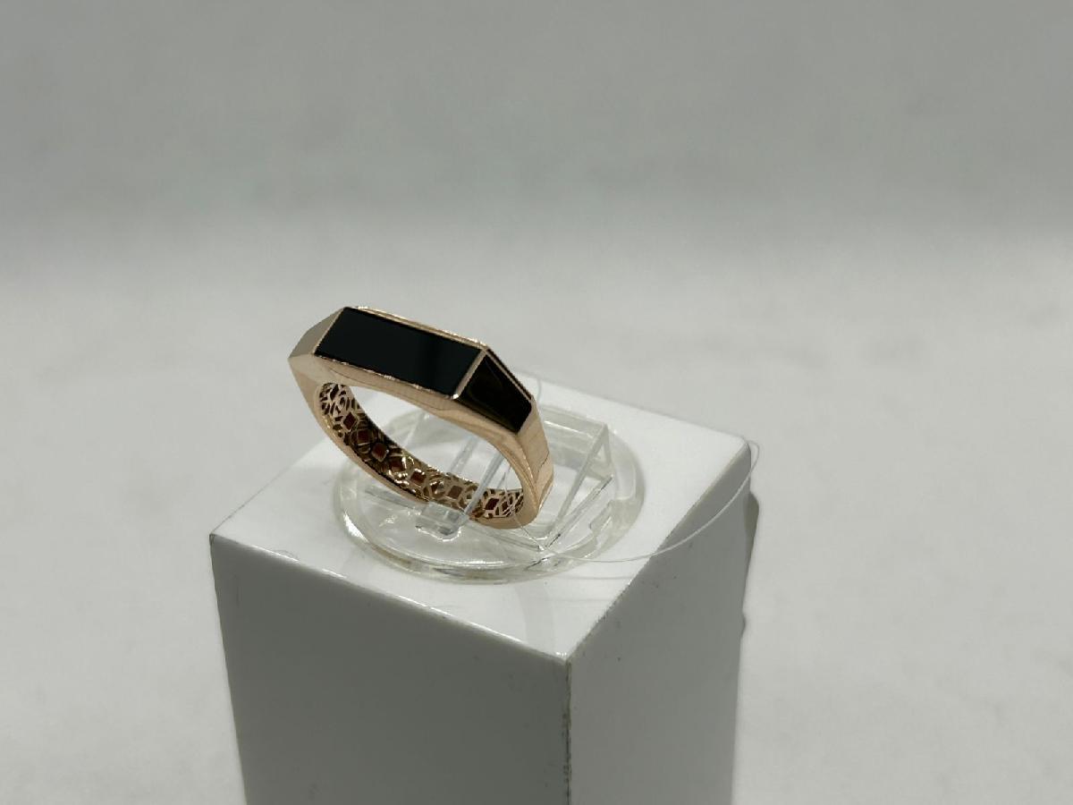 КОЛЬЦО ПЕЧАТКА с камнем (Au 585)