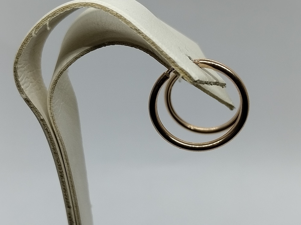 СКОН585 СЕРЬГИ КОНГО (Au 585)