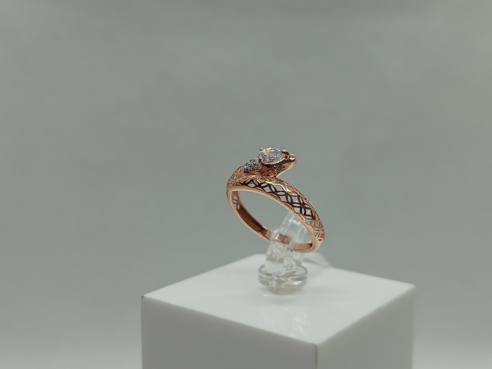 КОЛКМИ375 КОЛЬЦО С КАМНЯМИ (Au 375)