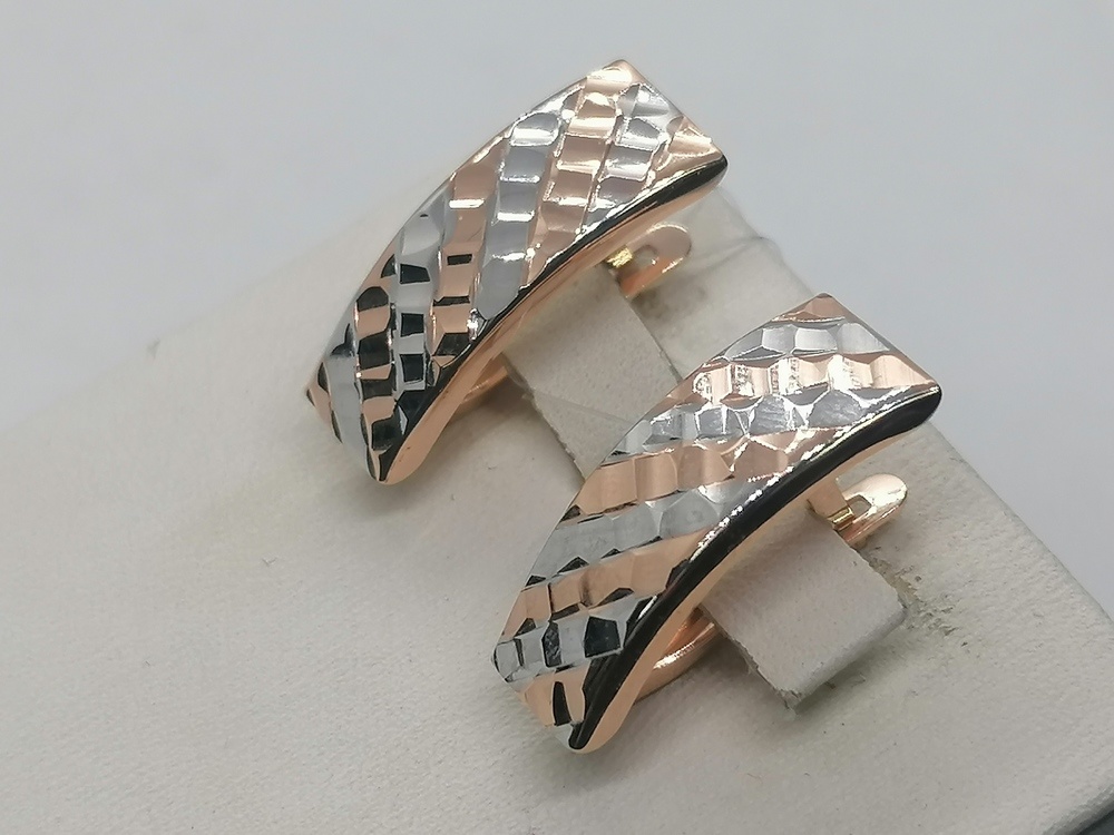 СЕРЬГИ БЕЗ КАМНЯ (Au 585)