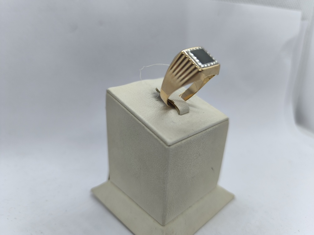 КОЛЬЦО ПЕЧАТКА Эмаль (Au 585)