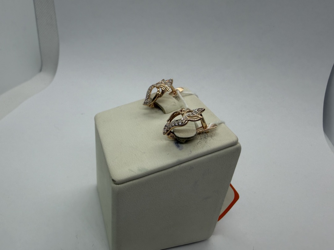 СЕРЬГИ С КАМНЯМИ (Au 585)