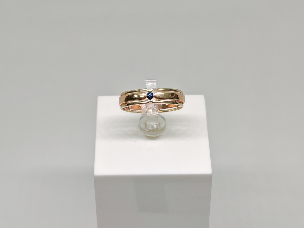 КОЛКМ585 КОЛЬЦО С КАМНЕМ (Au 585)