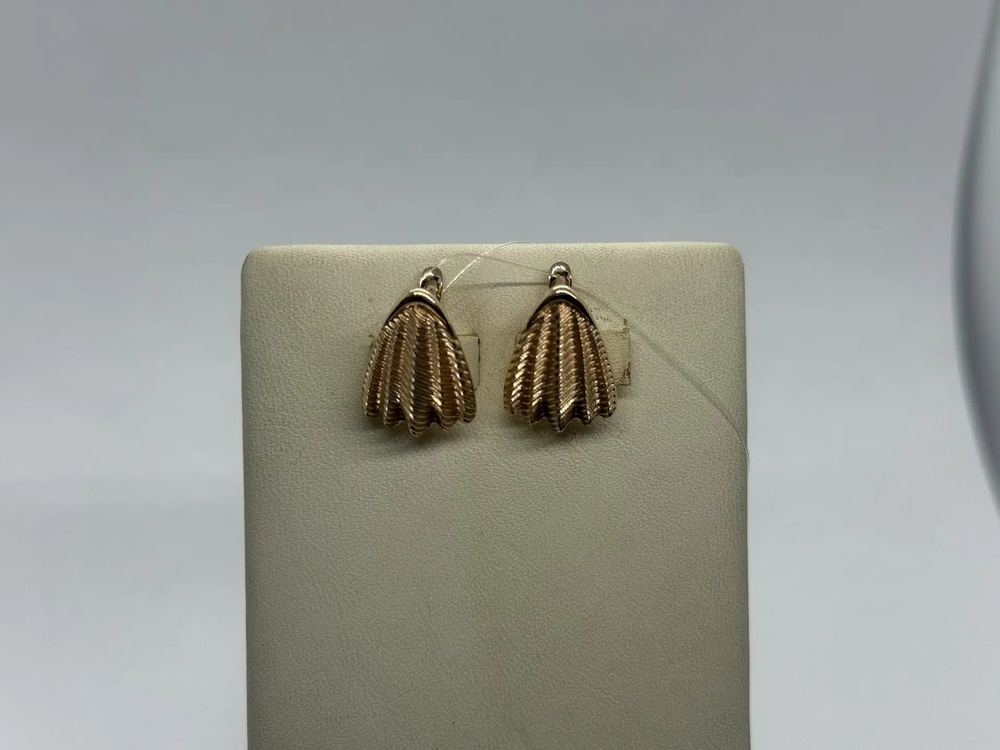 СЕРЬГИ БЕЗ КАМНЯ (Au 585)