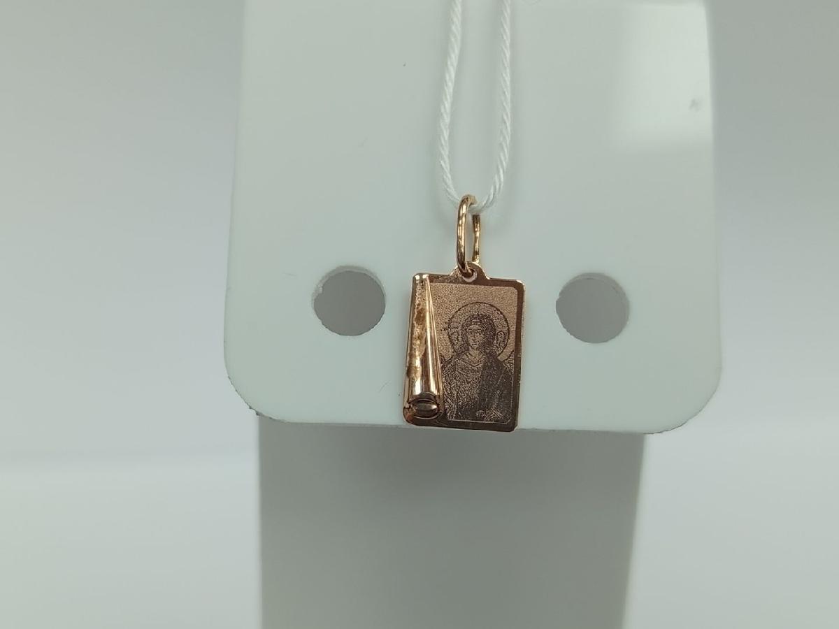 ПОДИБК585 ПОДВЕСКА ИКОНА БЕЗ КАМНЯ (Au 585)
