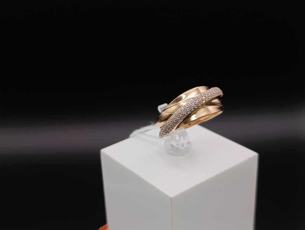 КОЛКМИ585 КОЛЬЦО С КАМНЯМИ (Au 585)