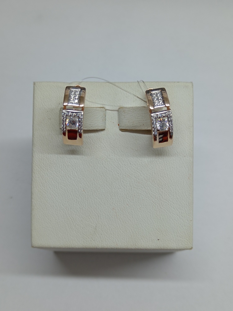 СЕРЬГИ С КАМНЯМИ (Au 585)