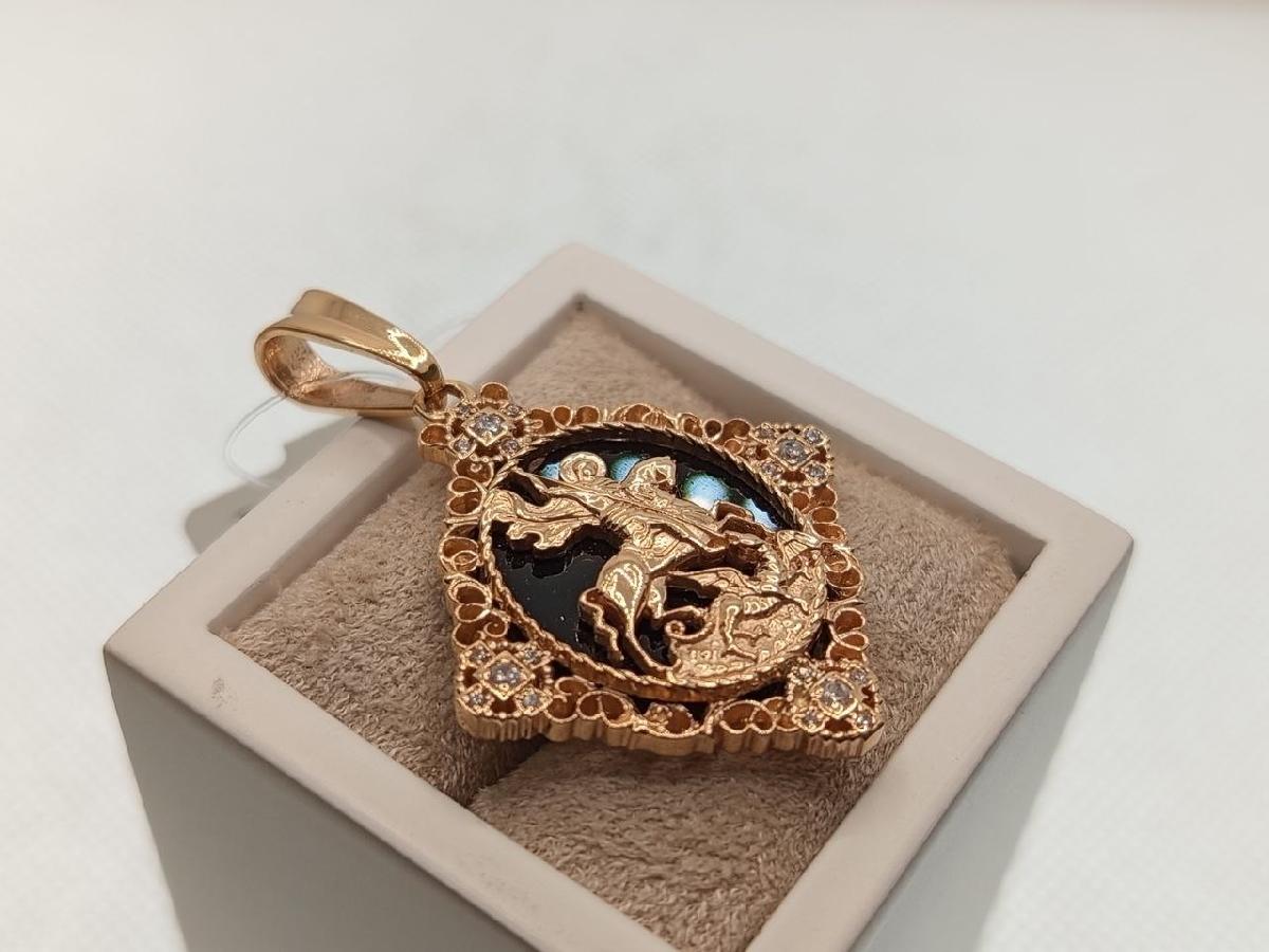 ПОДВЕСКА С КАМНЯМИ (Au 585)