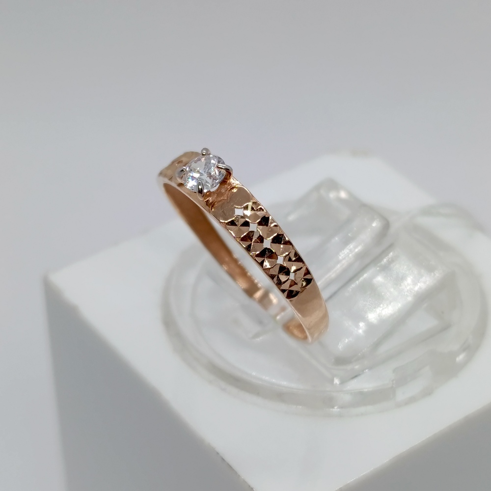 КОЛЬЦО С КАМНЕМ (Au 585)