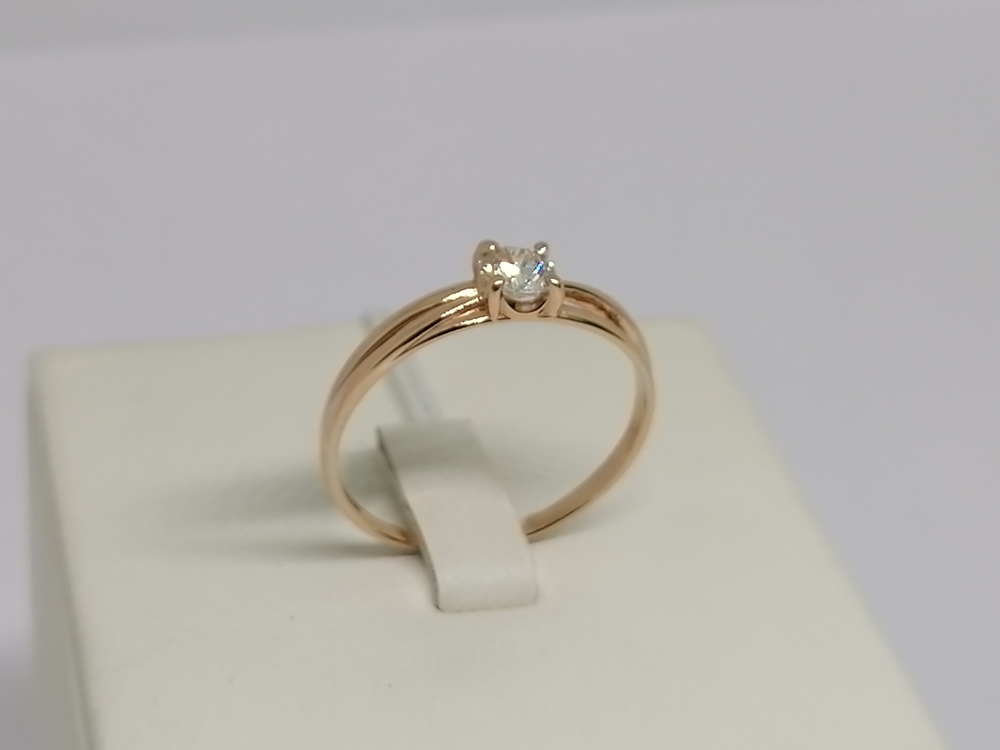 КОЛЬЦО БРИЛЛИАНТ Au 585