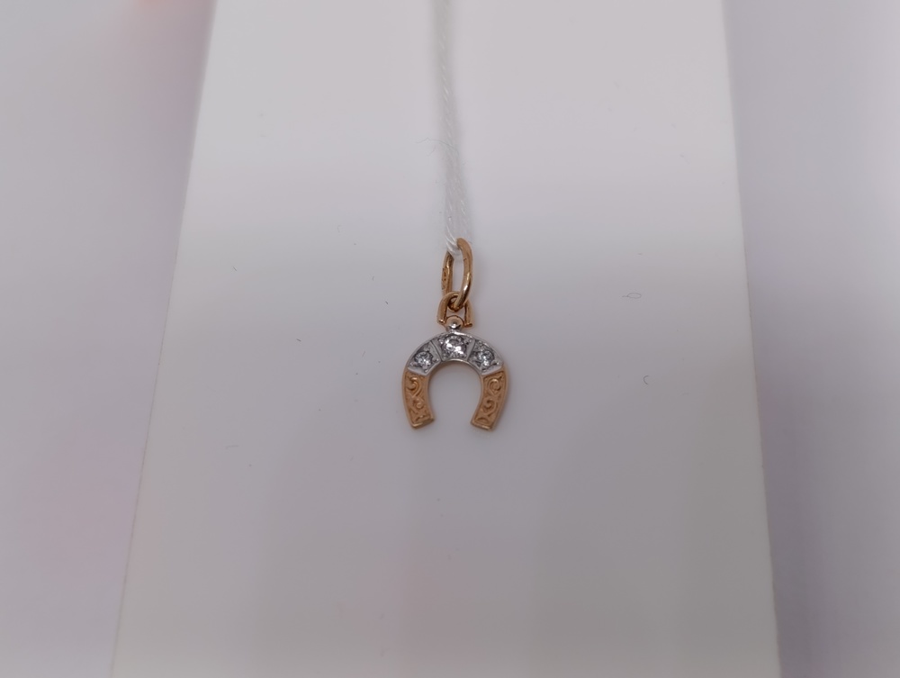 ПОДКМИ585 ПОДВЕСКА С КАМНЯМИ (Au 585)