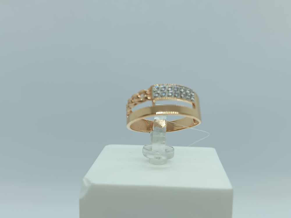 КОЛЬЦО С КАМНЯМИ (Au 585) КОЛЬЦО С КАМНЯМИ (Au 585)