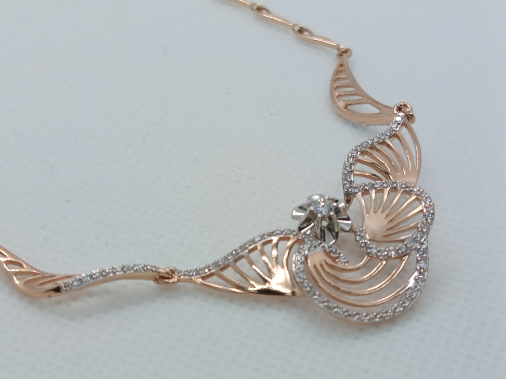 КОЛЬЕ БРИЛЛИАНТ Au 585