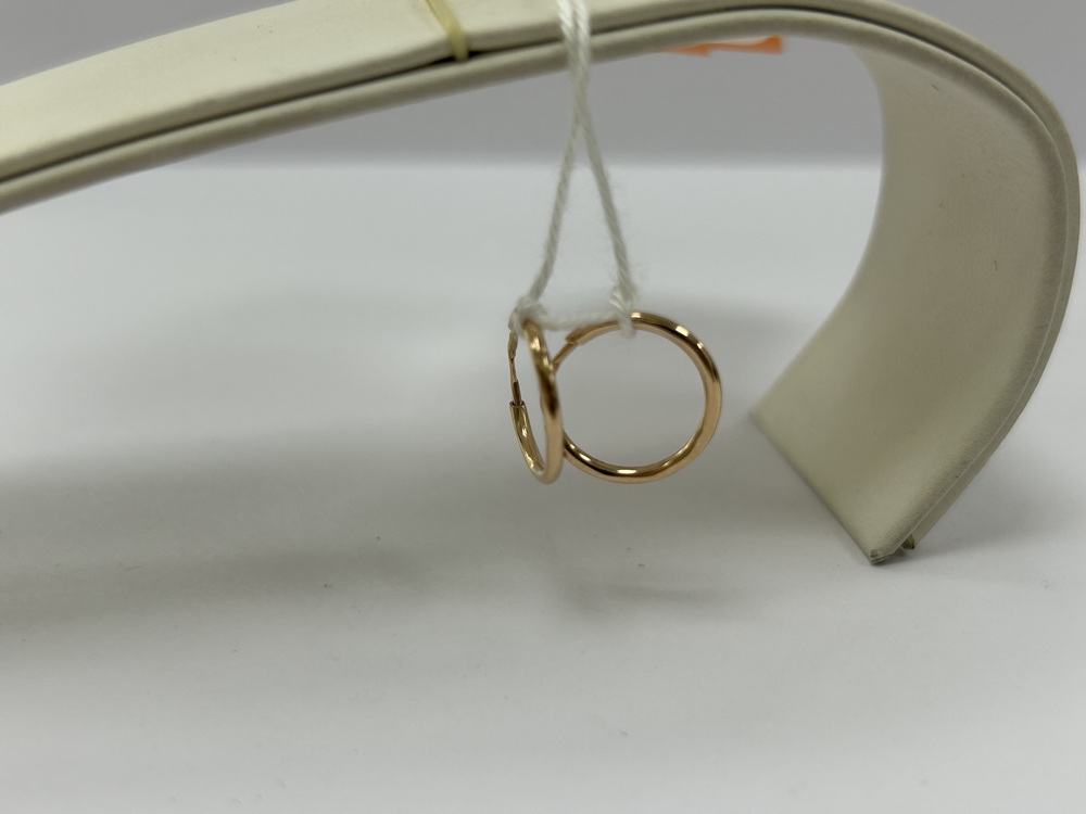 СКОН585 СЕРЬГИ КОНГО (Au 585)