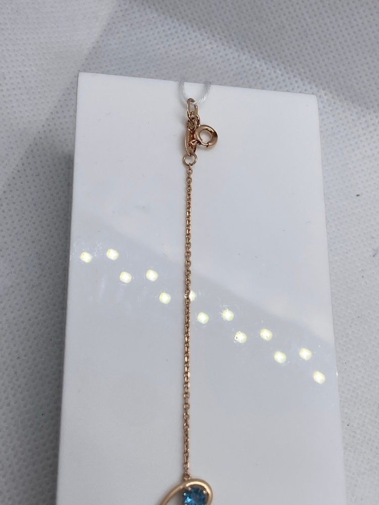 Б585 БРАСЛЕТ С КАМНЯМИ (Au 585)