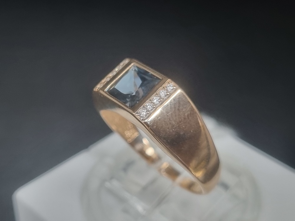 ПЕЧКМИ585 ПЕЧАТКА С КАМНЯМИ (Au 585)