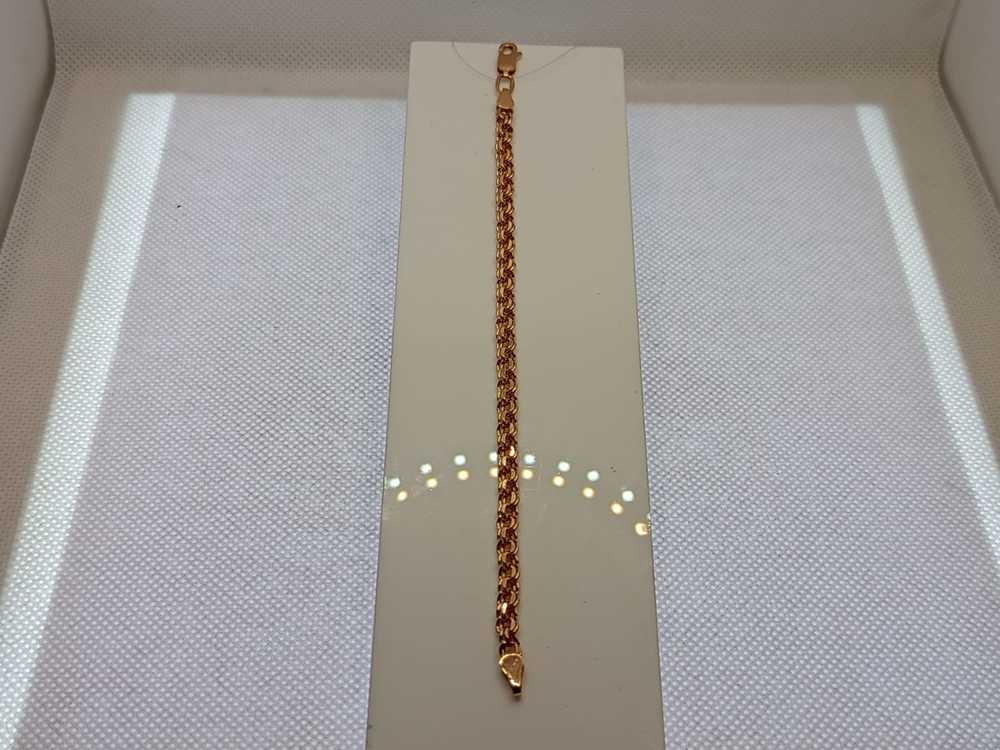 БРАСЛЕТ ПУСТОТЕЛЫЙ Бисмарк (Au 585)