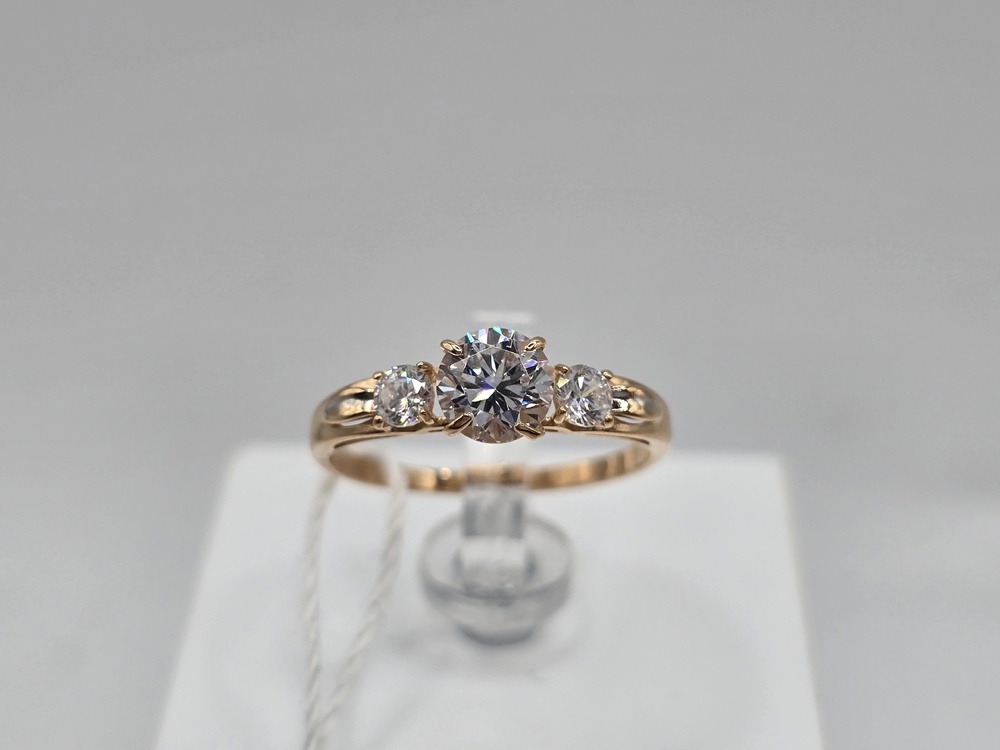 КОЛКМИ585 КОЛЬЦО С КАМНЯМИ (Au 585)