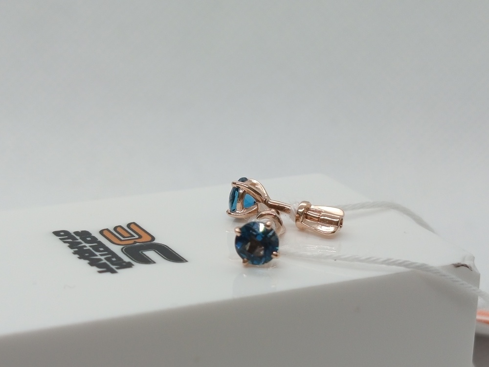 СПУС585 СЕРЬГИ ПУСЕТЫ (Au 585)