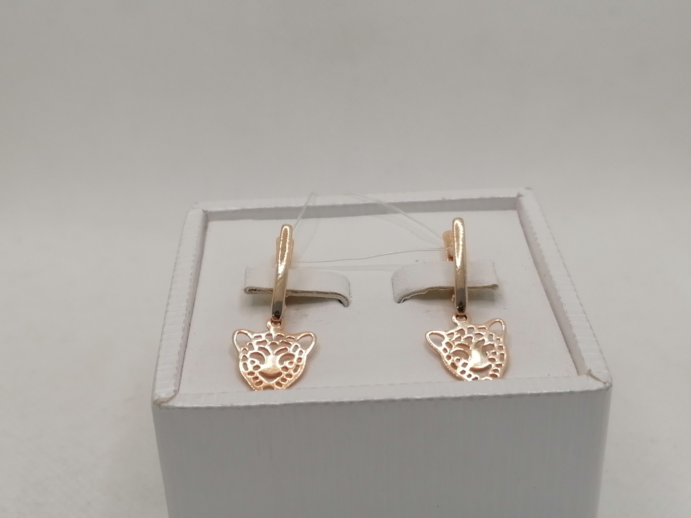 СЕРЬГИ БЕЗ КАМНЯ (Au 585)