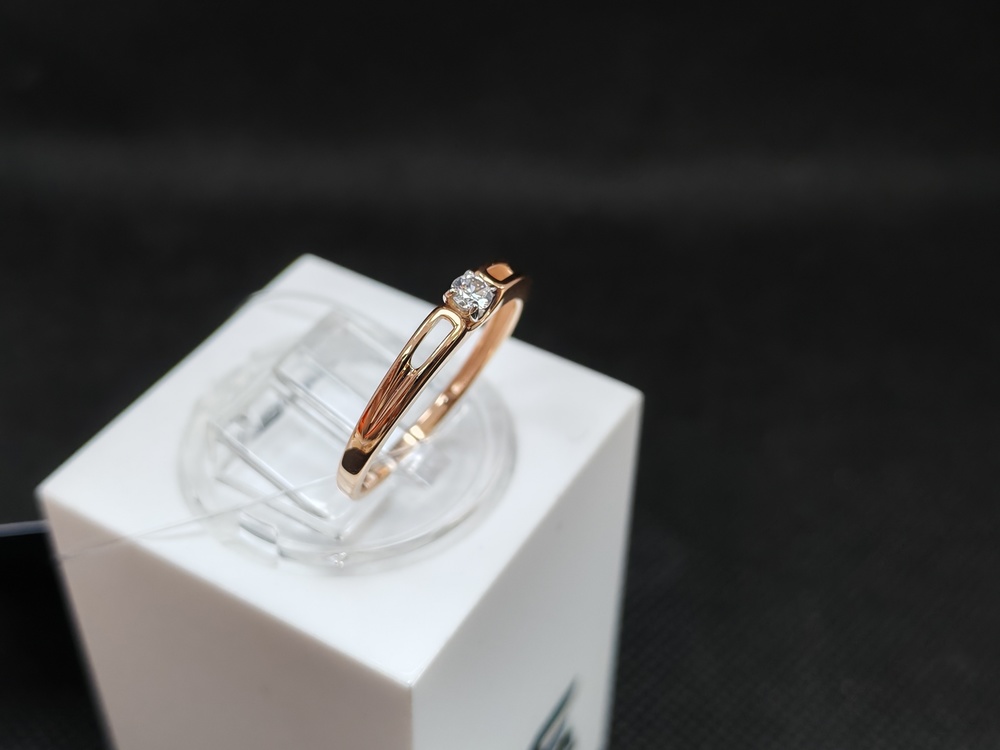 020021-1102 КОЛЬЦО С КАМНЕМ (Au 585)