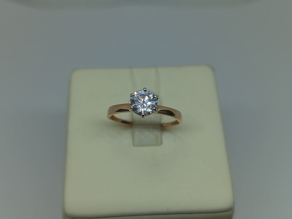 КОЛЬЦО С КАМНЕМ (Au 585)