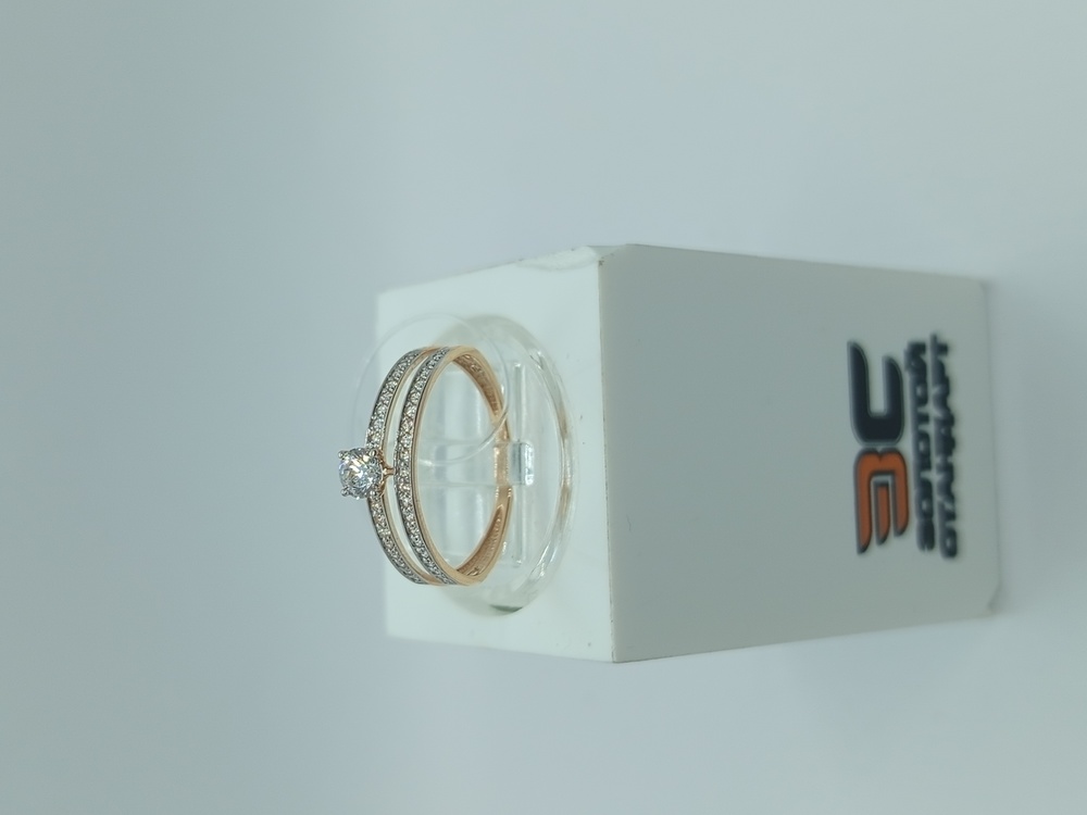 51-110-02563-1 КОЛЬЦО С КАМНЯМИ (Au 585)