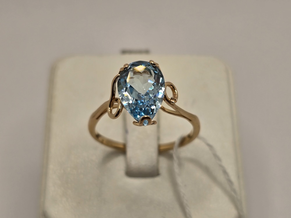 КОЛКМ585 КОЛЬЦО С КАМНЕМ (Au 585)