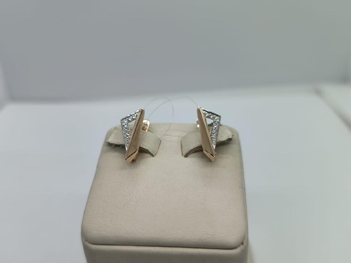 СЕРЬГИ С КАМНЯМИ (Au 585)