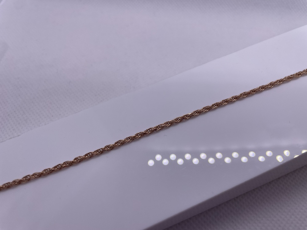 БЛВР585 БРАСЛЕТ ПОЛНОВЕСНЫЙ Веревка (Au 585)